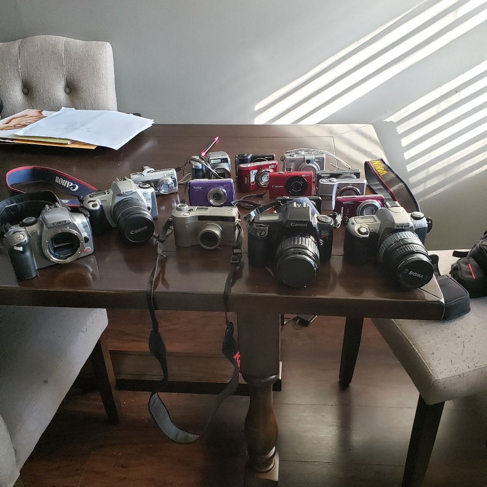 Camera Lot, Canon, Nikon And More